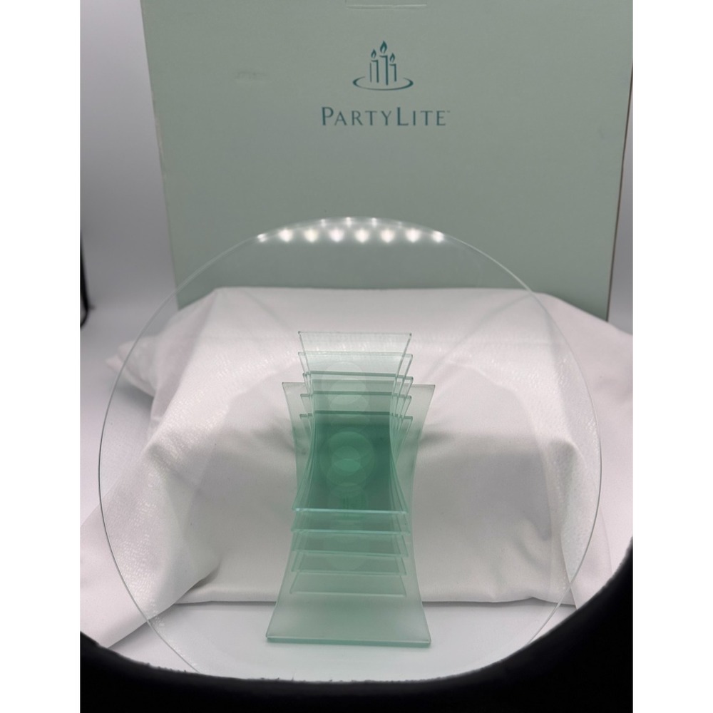 Partylite P7725 Stratus 3 Wick Holder - Candle Holder - NEW Open Box - Pedestal
